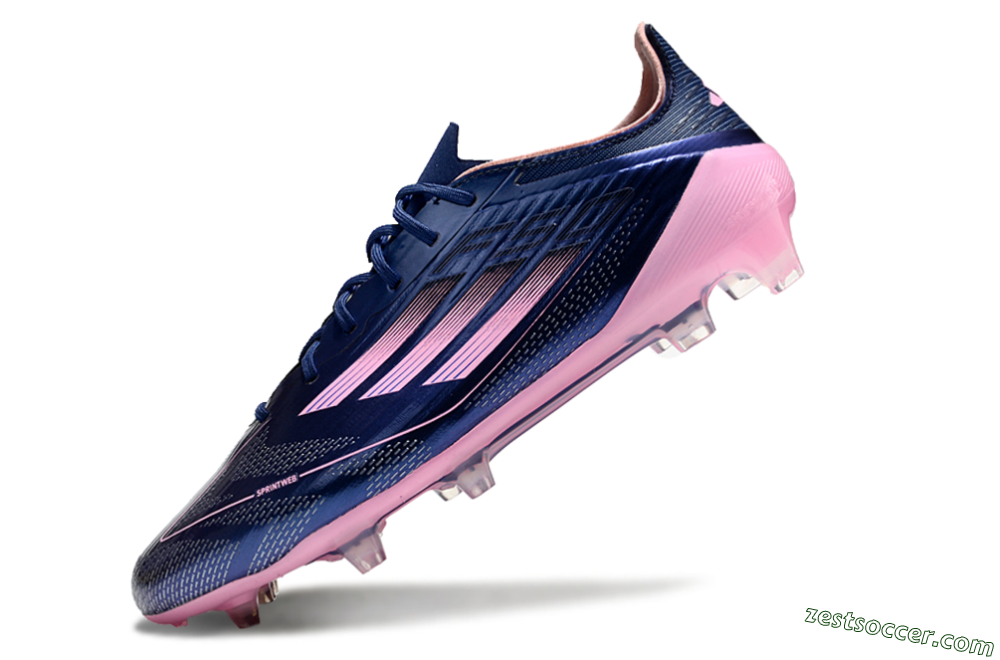 Adidas F50 Elite FG Low-Tops Soccer Cleats - Blue/Pink 5