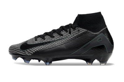 Nike Air Zoom Mercurial Superfly 10 Elite FG High-Tops Soccer Cleats - Black/Grey/Jade