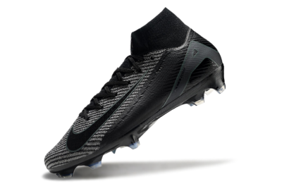 Nike Air Zoom Mercurial Superfly 10 Elite FG High-Tops Soccer Cleats - Black/Grey/Jade