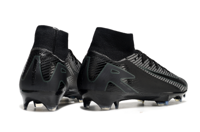 Nike Air Zoom Mercurial Superfly 10 Elite FG High-Tops Soccer Cleats - Black/Grey/Jade