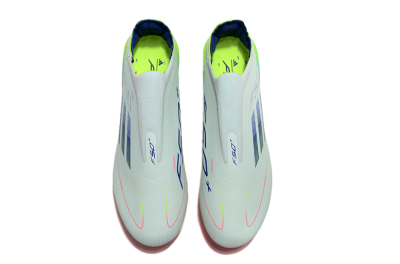 Adidas F50+ Lightstrike Pro Laceless FG Low-Tops Soccer Cleats - Jade/Rainbow