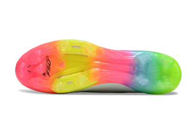 Adidas F50+ Lightstrike Pro Laceless FG Low-Tops Soccer Cleats - Jade/Rainbow
