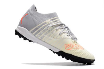 Puma Future Z 1.3 Teazer TF Low-Tops Soccer Shoes - Beige/Grey/Orange