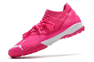 Puma Future Z 1.3 Teazer TF Low-Tops Soccer Shoes - Pink/White