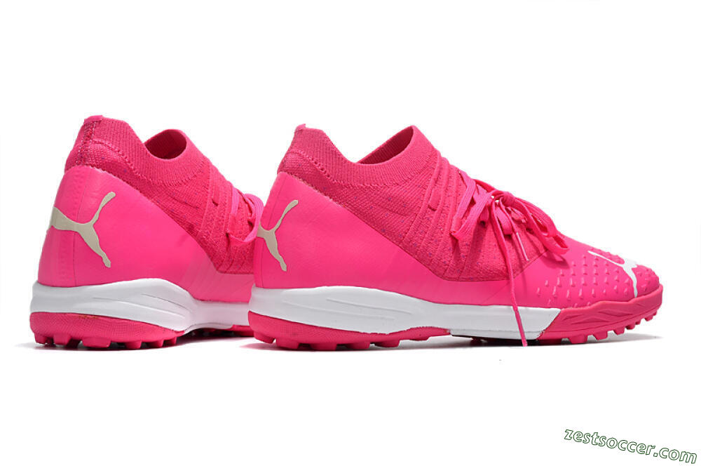 Puma Future Z 1.3 Teazer TF Low-Tops Soccer Shoes - Pink/White 6