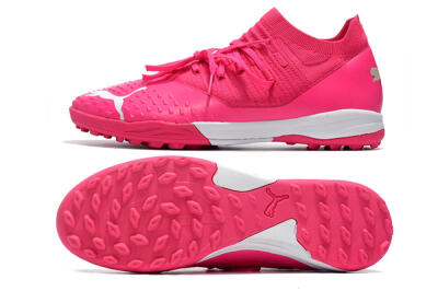 Puma Future Z 1.3 Teazer TF Low-Tops Soccer Shoes - Pink/White