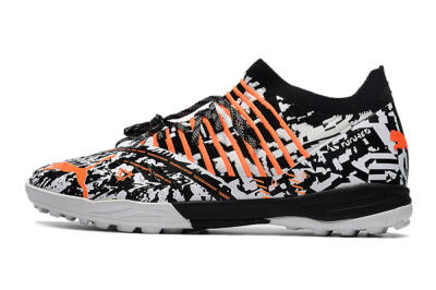 Puma Future Z 1.3 Teazer TF Low-Tops Soccer Shoes - White/Black/Orange