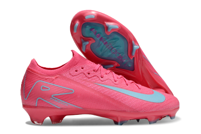 Nike Air Zoom Mercurial Vapor 16 Elite FG Low-Tops Soccer Cleats - Red/Jade