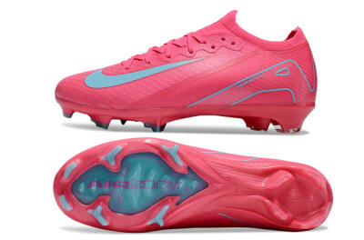 Nike Air Zoom Mercurial Vapor 16 Elite FG Low-Tops Soccer Cleats - Red/Jade