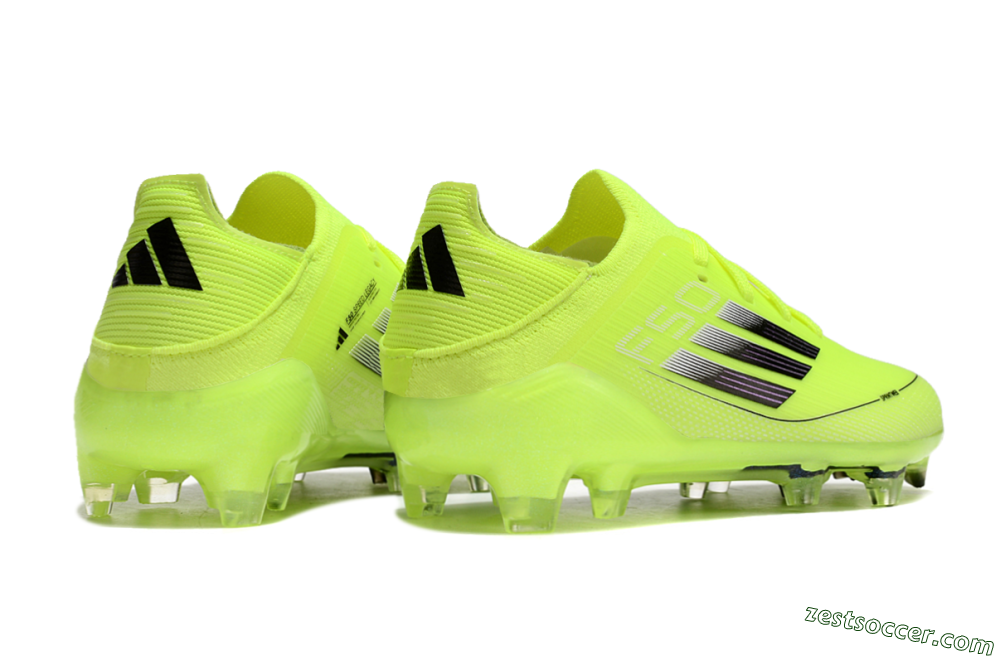 Adidas F50 Elite FG Low-Tops Soccer Cleats - Yellow/Black 7