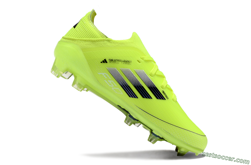Adidas F50 Elite FG Low-Tops Soccer Cleats - Yellow/Black 4