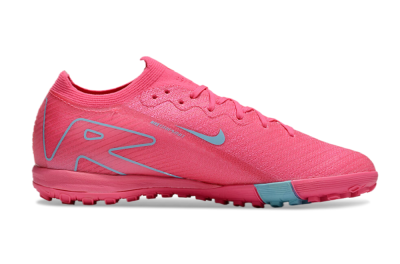 Nike Air Zoom Mercurial Vapor 16 Elite TF Low-Tops Soccer Shoes - Pink/Red/Jade