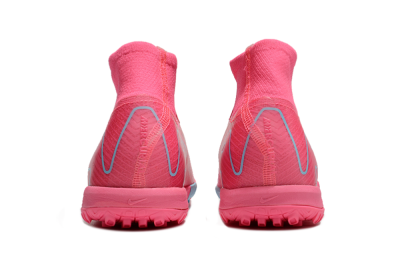 Nike Air Zoom Mercurial Superfly 10 Elite TF High-Tops Soccer Shoes - Pink/Red/Jade