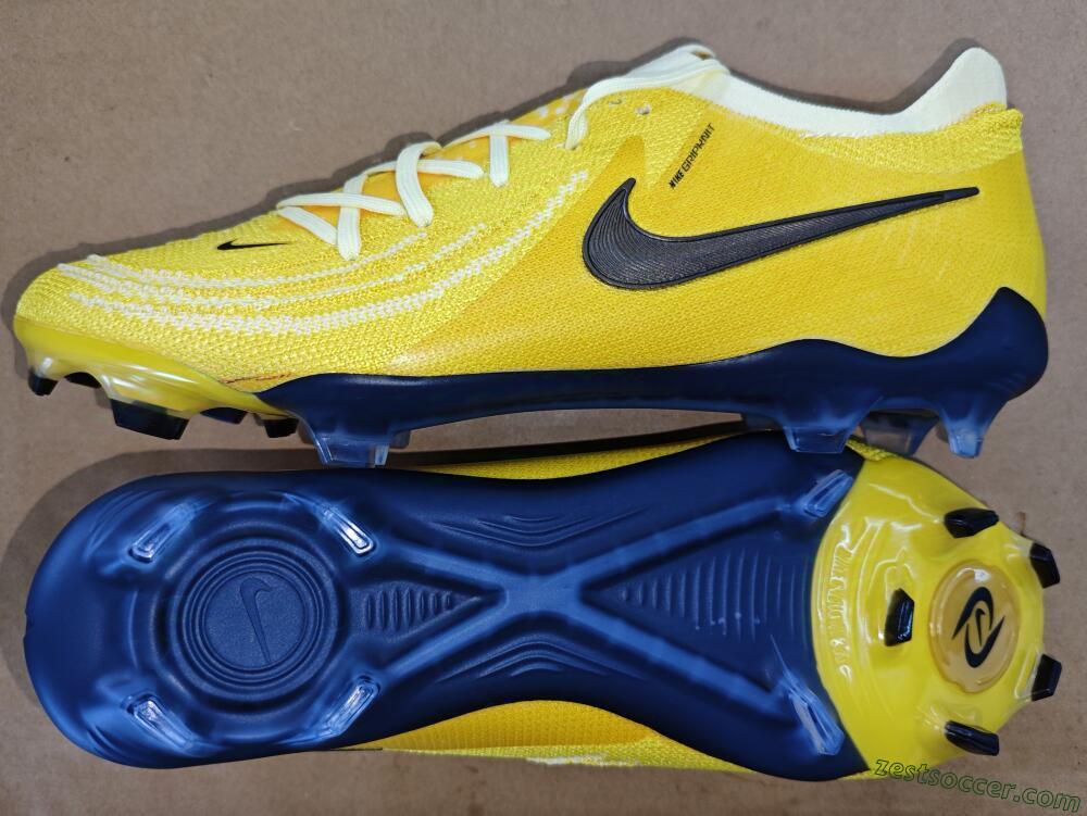 Nike Phantom Luna Elite FG Low-Tops Soccer Cleats - Yellow/White/Black