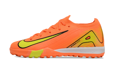Kids Nike Air Zoom Mercurial Vapor 16 Elite TF Low-Tops Soccer Shoes - Orange/Yellow/Black/White