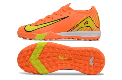 Kids Nike Air Zoom Mercurial Vapor 16 Elite TF Low-Tops Soccer Shoes - Orange/Yellow/Black/White