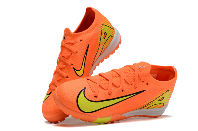 Kids Nike Air Zoom Mercurial Vapor 16 Elite TF Low-Tops Soccer Shoes - Orange/Yellow/Black/White