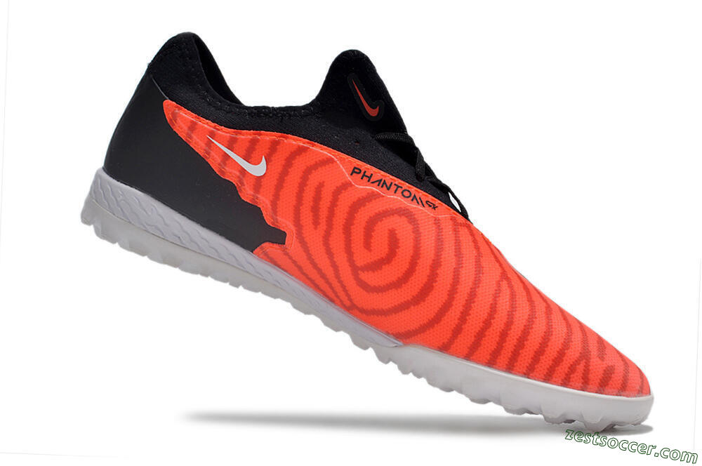 Nike React Phantom GX Pro TF Low-Tops Soccer Shoes - Red/Black/White 7