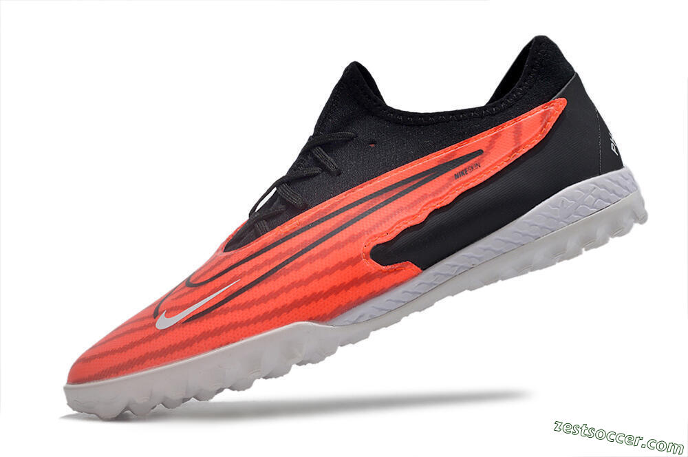 Nike React Phantom GX Pro TF Low-Tops Soccer Shoes - Red/Black/White 8