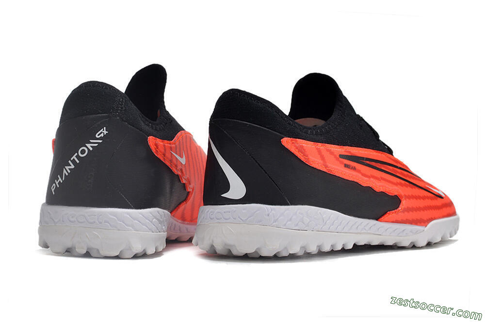 Nike React Phantom GX Pro TF Low-Tops Soccer Shoes - Red/Black/White 9