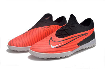 Nike React Phantom GX Pro TF Low-Tops Soccer Shoes - Red/Black/White
