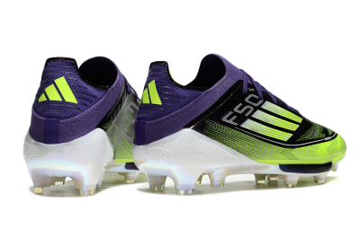 Adidas F50+ Lightstrike Pro FG Low-Tops Soccer Cleats - Purple/Yellow/White