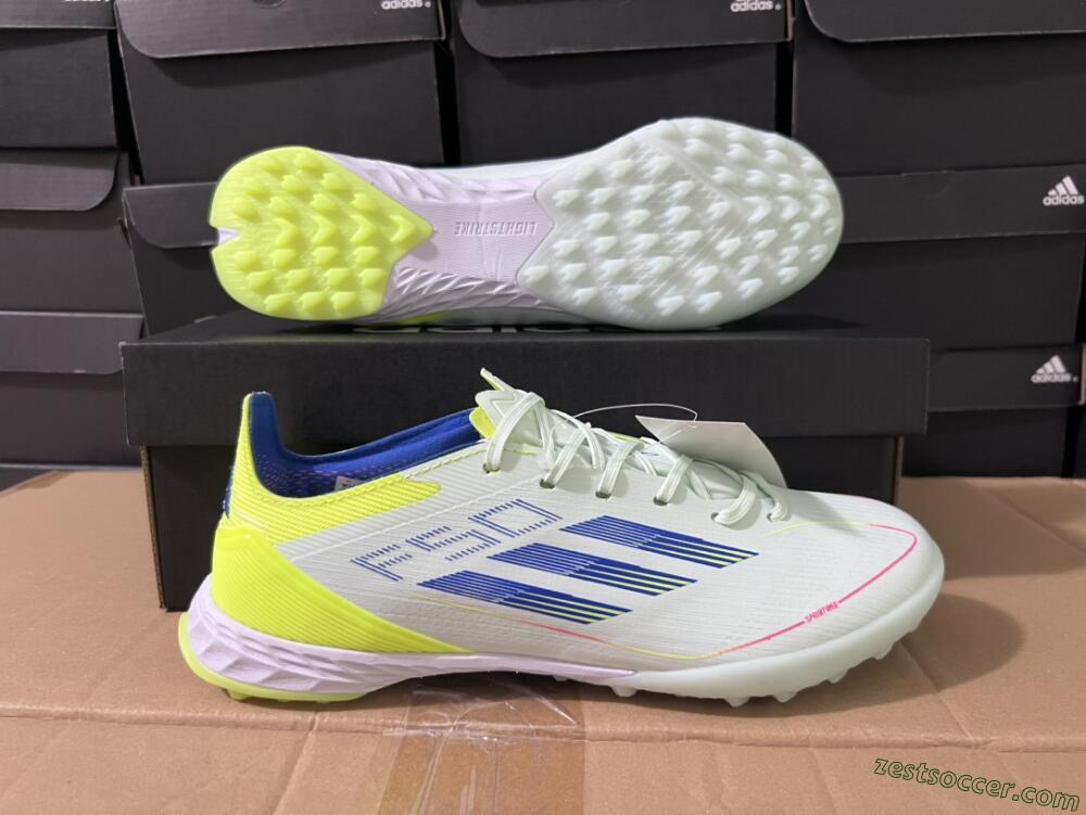 Adidas F50 Elite TF Low-Tops Soccer Shoes - Jade/Blue/Yellow