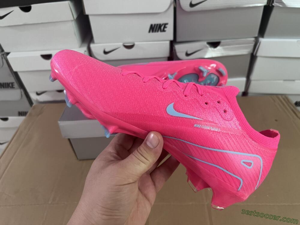 Nike Air Zoom Mercurial Vapor 16 Elite FG Low-Tops Soccer Cleats - Red/Jade