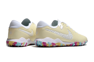Nike Tiempo Legend 10 Pro TF Low-Tops Soccer Shoes - Beige/White/Rainbow
