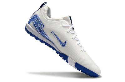 Nike Air Zoom Mercurial Vapor 16 Pro TF Low-Tops Soccer Shoes - White/Blue