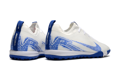 Nike Air Zoom Mercurial Vapor 16 Pro TF Low-Tops Soccer Shoes - White/Blue