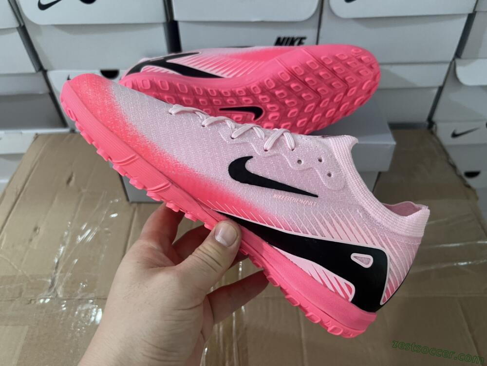 Nike Air Zoom Mercurial Vapor 16 Elite TF Low-Tops Soccer Shoes - Pink/White