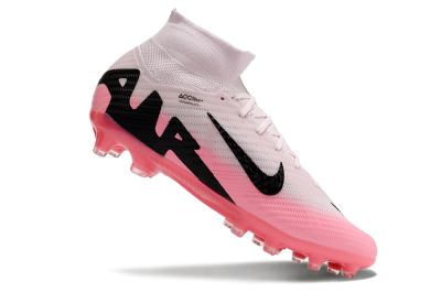Nike Air Zoom Mercurial Superfly 9 Elite AG High-Tops Soccer Cleats - Pink/Red/Black