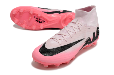 Nike Air Zoom Mercurial Superfly 9 Elite AG High-Tops Soccer Cleats - Pink/Red/Black