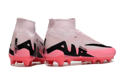 Nike Air Zoom Mercurial Superfly 9 Elite AG High-Tops Soccer Cleats - Pink/Red/Black
