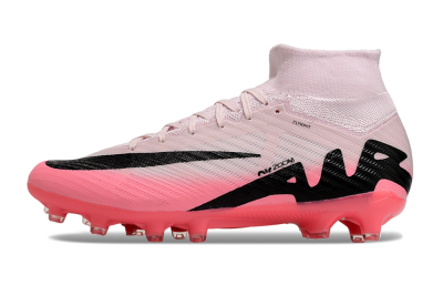 Nike Air Zoom Mercurial Superfly 9 Elite AG High-Tops Soccer Cleats - Pink/Red/Black