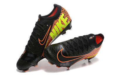 Nike Air Zoom Mercurial Vapor 16 Elite FG Low-Tops Soccer Cleats - Black/Orange/Yellow