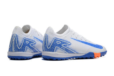 Nike Air Zoom Mercurial Vapor 16 Elite TF Low-Tops Soccer Shoes - White/Blue/Orange