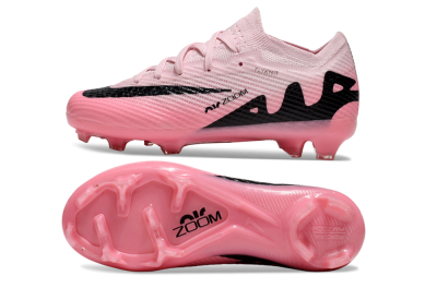 Kids Nike Air Zoom Mercurial Vapor 15 Elite FG Low-Tops Soccer Cleats - Pink/Black