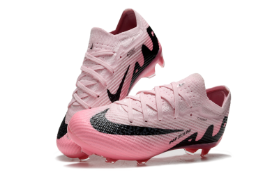 Kids Nike Air Zoom Mercurial Vapor 15 Elite FG Low-Tops Soccer Cleats - Pink/Black