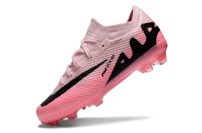 Kids Nike Air Zoom Mercurial Vapor 15 Elite FG Low-Tops Soccer Cleats - Pink/Black