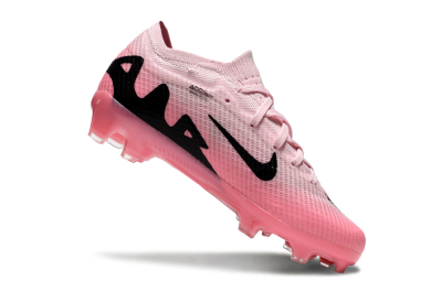 Kids Nike Air Zoom Mercurial Vapor 15 Elite FG Low-Tops Soccer Cleats - Pink/Black
