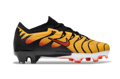 Kids Nike Air Zoom Mercurial Vapor 15 Elite FG Low-Tops Soccer Cleats - Yellow/Black/Red