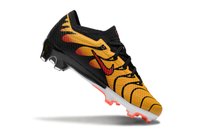 Kids Nike Air Zoom Mercurial Vapor 15 Elite FG Low-Tops Soccer Cleats - Yellow/Black/Red