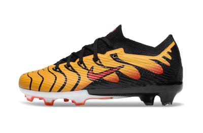 Kids Nike Air Zoom Mercurial Vapor 15 Elite FG Low-Tops Soccer Cleats - Yellow/Black/Red
