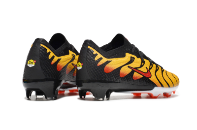 Kids Nike Air Zoom Mercurial Vapor 15 Elite FG Low-Tops Soccer Cleats - Yellow/Black/Red