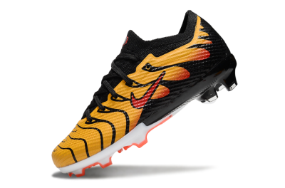Kids Nike Air Zoom Mercurial Vapor 15 Elite FG Low-Tops Soccer Cleats - Yellow/Black/Red