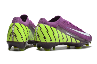 Nike Air Zoom Mercurial Vapor 16 Elite FG Low-Tops Soccer Cleats - Purple/White/Yellow/Brown