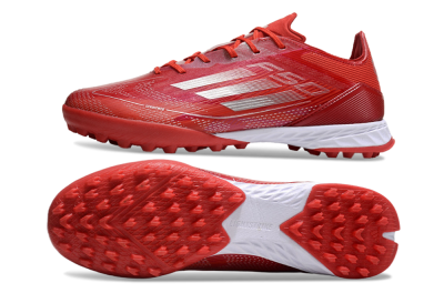 Adidas F50 Pro TF Low-Tops Soccer Shoes - Red/Silver/White