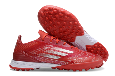 Adidas F50 Pro TF Low-Tops Soccer Shoes - Red/Silver/White